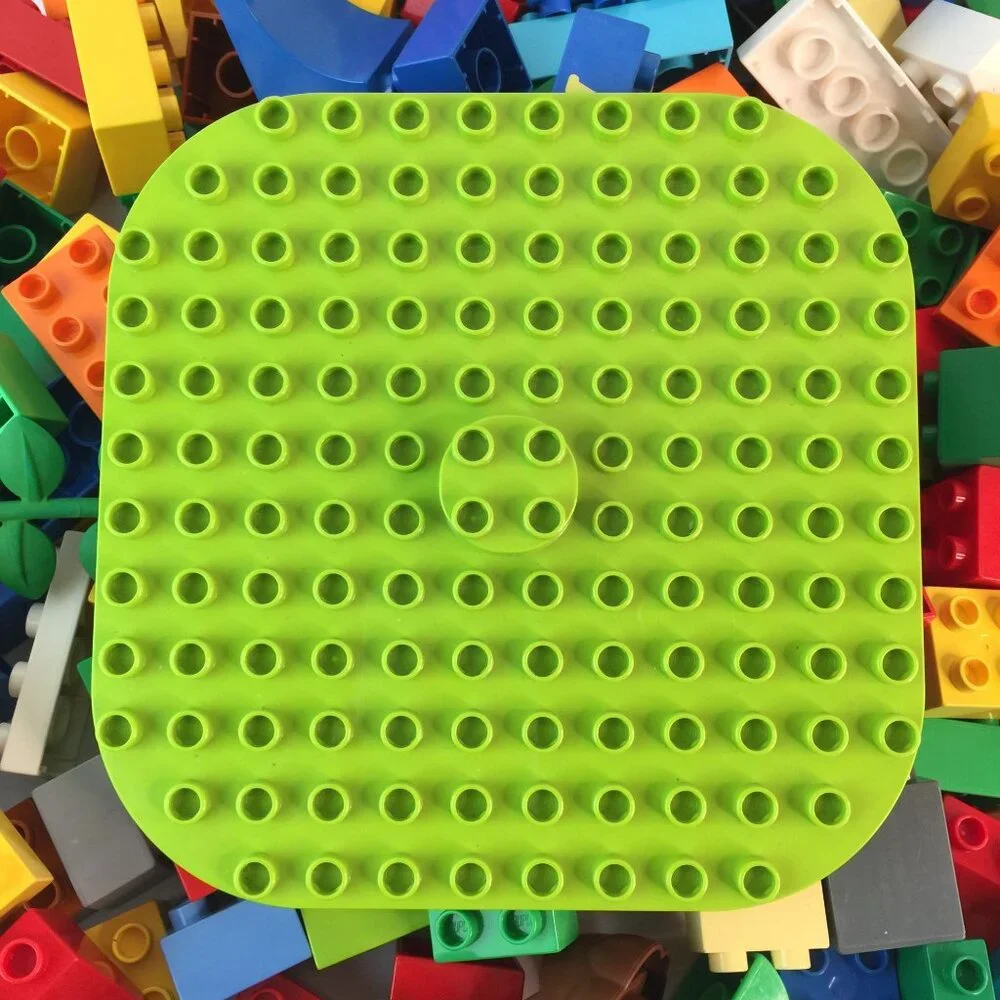 Lego Duplo Building‎ Blocks Lot 250 Pcs Base Plate Mountain Tree Vine Window